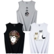 Nam Cực vest nam thanh niên mùa hè thoáng khí thể thao cotton đáy quần vest nam thương hiệu lỏng lẻo - Áo vest cotton áo vest dạ nam trung niên