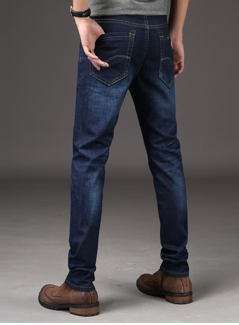Nam Cực 2018 quần jeans nam mùa thu đông quần jogger nam
