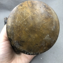 Antique miscellaneous copperware Baifu Baishou style Han Dynasty beam pot copper pot kettle antique craft ornaments