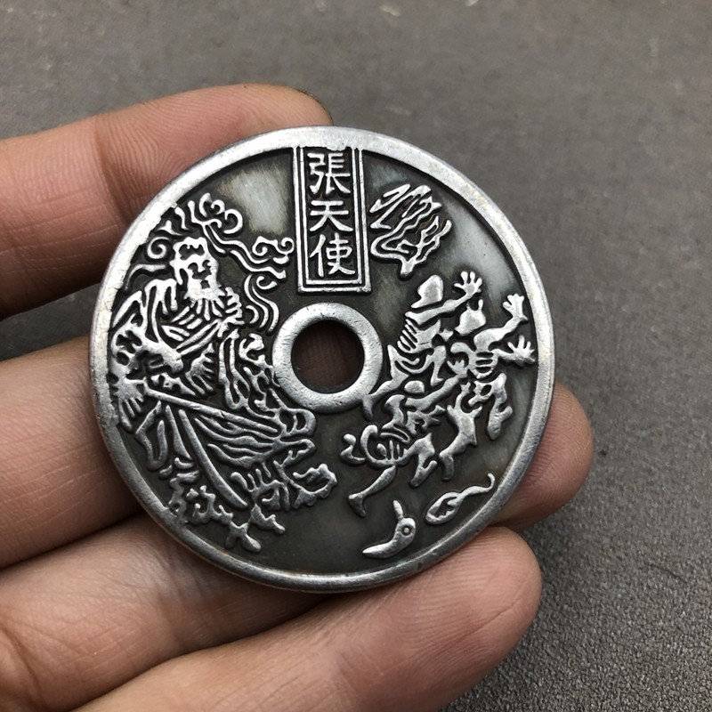 copper coins spend money tired of winning coins ancient coin trumpet pendant