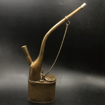 Antiques and miscellaneous pipe pots longevity pipes hookah pipes medium-sized home craft ornaments retro copperware