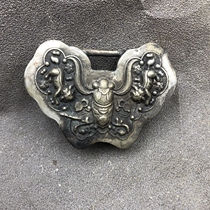 Antique - played miscellaneous hanging piece Gift silver lock household handklift parts