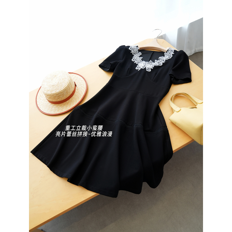 In Stock, Farewell 70% off - Slim Fit, Tailored Waist~ French Sequin Lace V-Neck Dress for Women `Uzzg014 In Stock, Farewell 70% off - Slim Fit, Tailored Waist~ French Sequin Lace V-Neck Dress for Women `Uzzg014