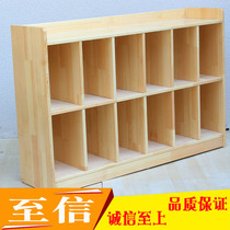  Multifunctional toy cabinet combination cabinet Triangle combination cabinet Kindergarten solid wood toy cabinet