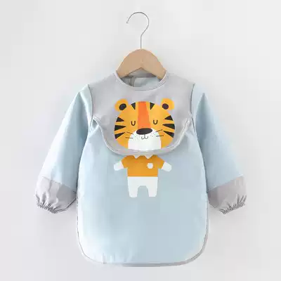 Baby eating coat waterproof anti-dirty child feeding bib baby long sleeve anti-dressing kindergarten drawing apron