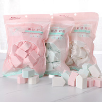 Small powder bashing disposable small small sponge triangular small mini-shaded mini-shaded makeup artist special beauty makeup egg not to eat powder