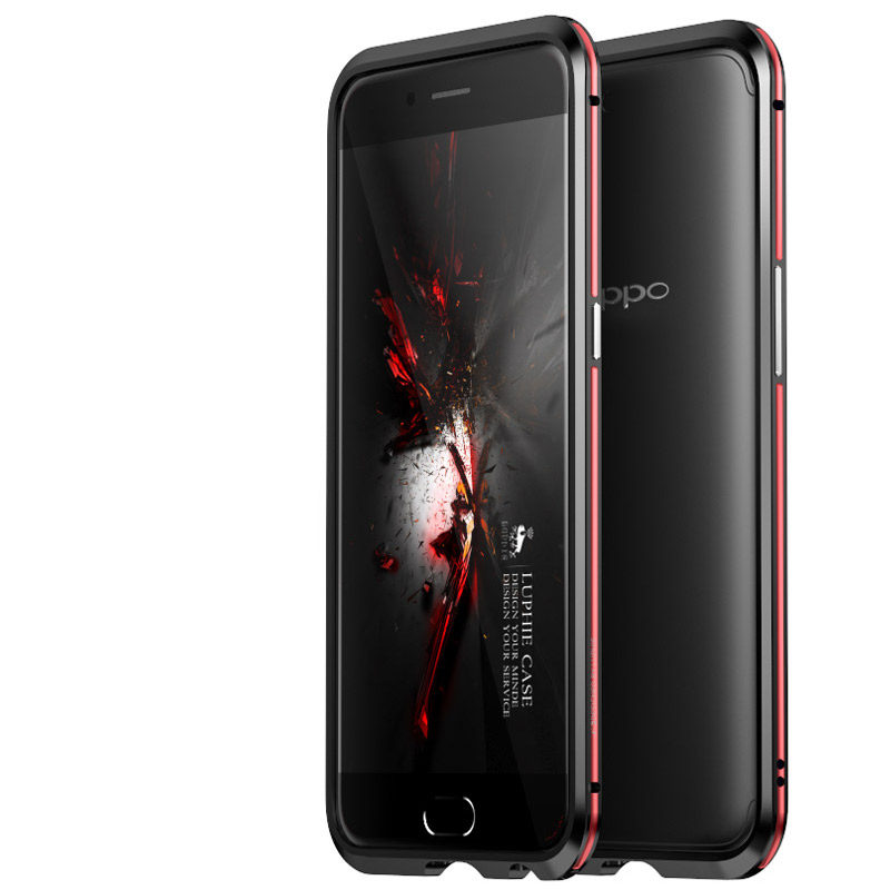 Luphie Bicolor Blade Sword Slim Light Aluminum Bumper Metal Shell Case for OPPO A77 / OPPO F3