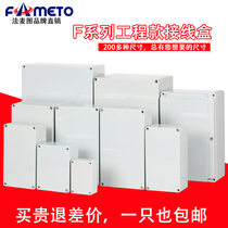 Outdoor waterproof junction box transparent plastic terminals Sub-wire box ABS electrical meter box monitor security distribution box F
