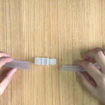 Plastic variable diameter two-way direct plastic hose joint water pipe adapter variable size joint 6 8 10 20mm