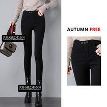 Autumn and winter black leggings women wear high waist spring and autumn slim tight magic pants thin elastic small feet pencil pants