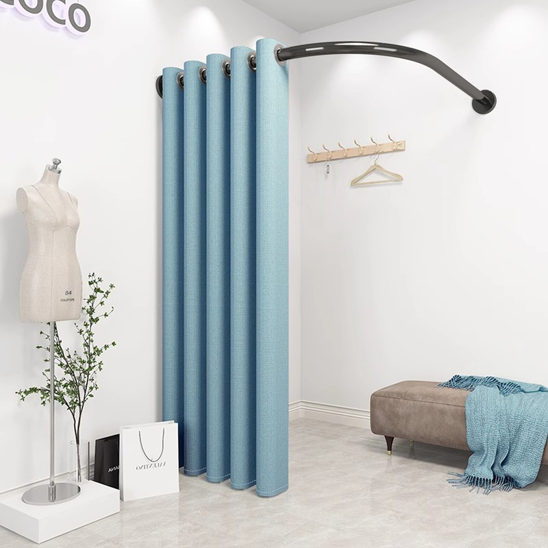 Screening Partition Curtain Syj Curtain Window Curtain Partition Round Curtain Partition Curtain U-Shaped Room C-Shaped Rod Fitting Room