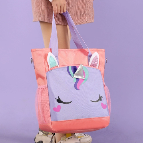 Детская сумка, сумка для учебы, льняная сумка, художественная сумка, сумка на одно плечо, небольшая сумка, школьный рюкзак