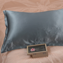 Urine crepe satin glyceric acid pillow lake blue 23 mm crepe satin zt007-04 one price