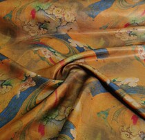 Songs Silk Anchor Style Heavy and crisp silk silk linen twill Xiangyun yarn S09-233 Xiangyun 0 1 meter price