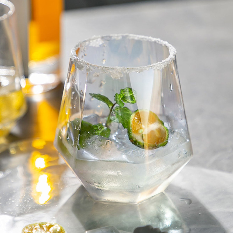 虾选 猫厨 极光六角玻璃杯 300mL*2只装 天猫优惠券折后￥11.9包邮（￥29.9-18）