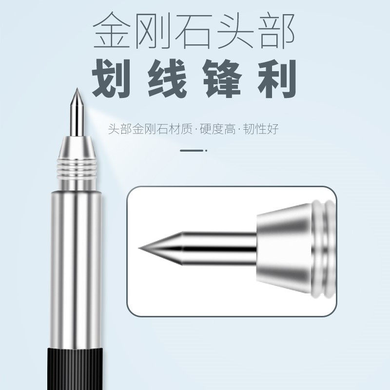 Home improvement tungsten steel hard head stroke alloy tile steel needle knife pen diamond marker needle cutting scribbler