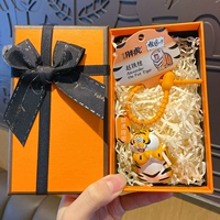 Оригинальная подвеска, оранжевая подарочная коробка