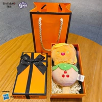 Оригинальная радужная десертная пони, плюшевая подвеска, оранжевая подарочная коробка