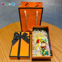 Оригинальные динамичные мелки, брелок, оранжевая подарочная коробка