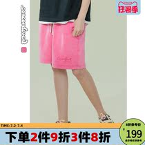 CONCORDEVENT shorts for men and women 2022 Summer new trends 100 hitch casual pants wash old embroidered 50% pants