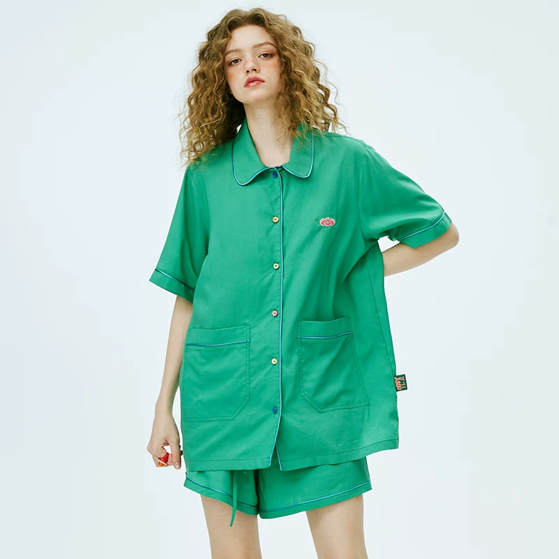 Summer pijama, set, with short sleeve