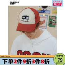 CONCORDEVENT CE embroidered soft top stick ball cap sunscreen American casual collared duck tongue cap