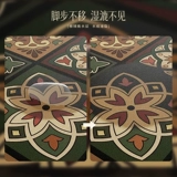 Ретро элитный нескользящий ковер, стираемый одноразовый коврик для домашнего использования, в американском стиле, хорошо впитывает воду