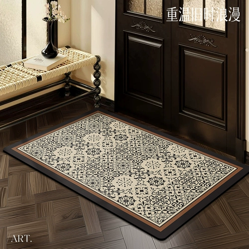 Ретро ковер, стираемый одноразовый нескользящий коврик, в американском стиле, изысканный стиль