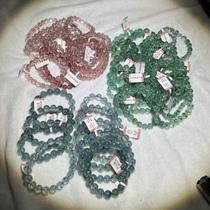 Natural crystal white water strawberry crystal green mica biotite super seven live link