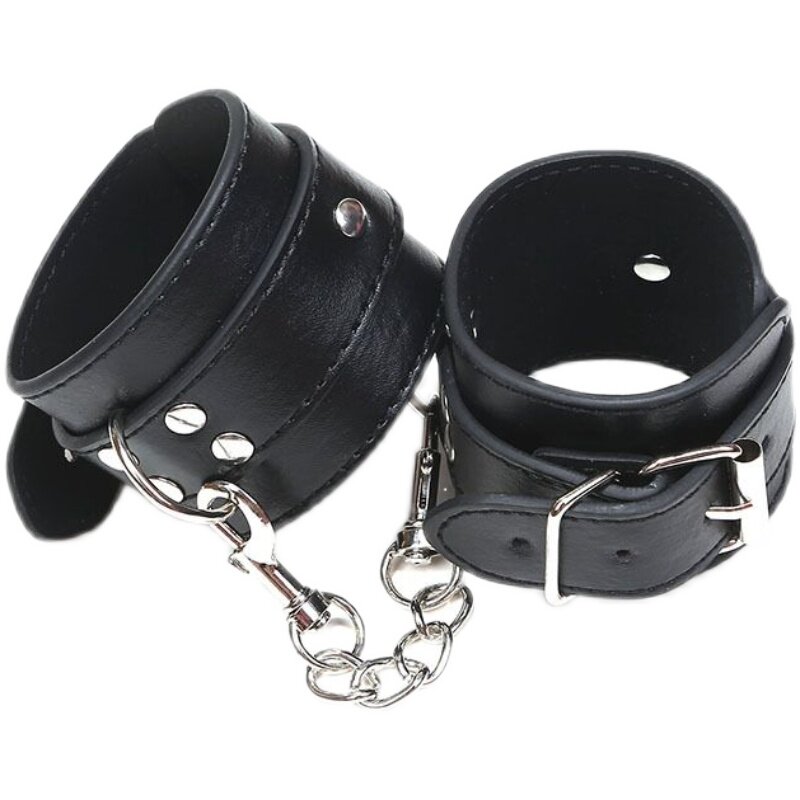 Urban Sexy Beauty Women's Hall: Handcuff TA Toy Handcuffs Footcuffs Photo Props pu Leather Does Not Pain