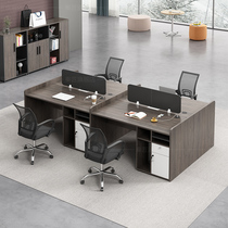 Staff Desk Chair Minimalist Modern Staff Room Screen Holder Combo 2 4 6 People Position Double Finance Table