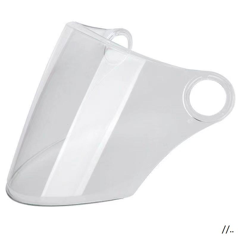 Electric Motorcycle Helmet Lens Wind Shield Mirror Hood Glass High-definition Transparent Sun Protection Fog All Shelter Accessories General-Taobao