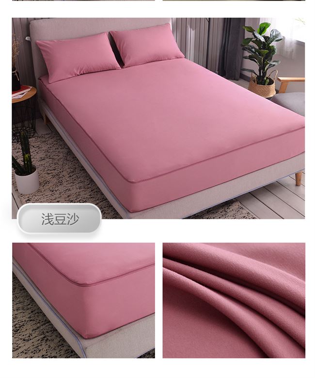 Giường bao gồm tất cả sáu mặt cover Giường đơn có khóa kéo có thể tháo rời nệm bọc bông Simmons bảo vệ - Trang bị Covers ga trải giường chun đẹp	