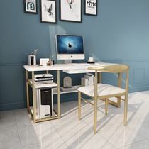 Solid wood desk modern simple home study bedroom light luxury Nordic with drawer writing desk computer desk