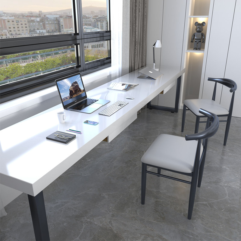 Double Desk Book Book Book-in-Chip Long-strip Desk Computer Table Simple Learning Desk Desk Desk Desk