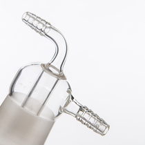 The sand core filter device is equipped with a suction filter bottle a liquid accumulation bottle a thick-walled buffer bottle and a vacuum pump anti-backdraft bottle.