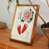 Детские отпечатки рук и ног для новорожденных, сувенир, фоторамка