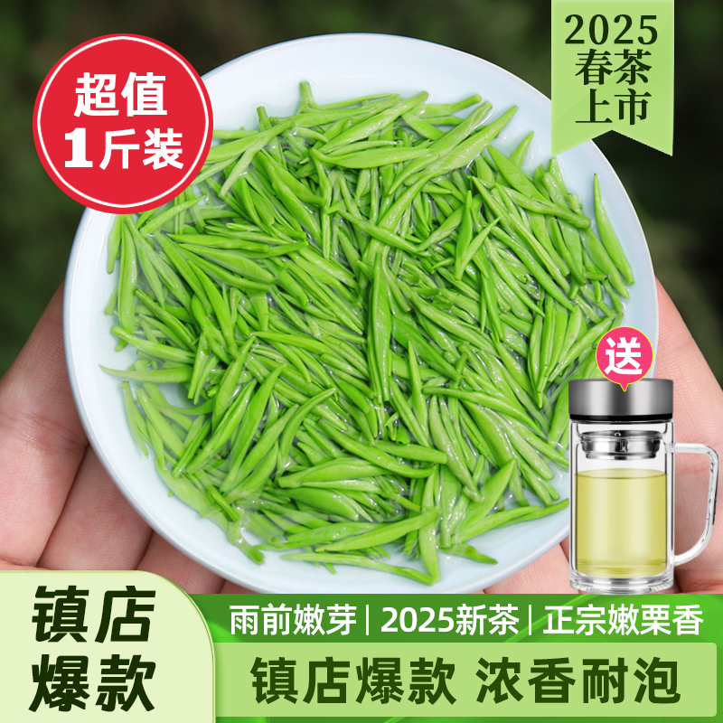 [2025新茶] 毛尖茶 信陽毛尖公式正規品 特級 柔らかい芽 強い香り 高級緑茶 静香