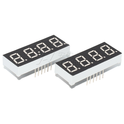 0,4 -INCH Светодиодная цифровая трубка 2/3/4 -бита Common Yin/Common Yang Red High -Dloss Display Tube с часами