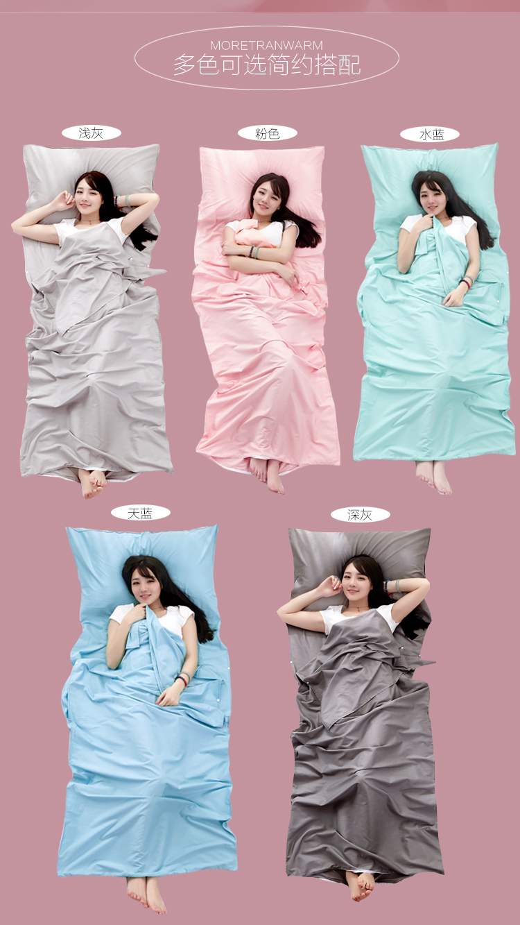 Người lớn cư trú khách sạn túi ngủ bẩn khách sạn kinh doanh du lịch đơn nhân tạo xách tay chăn đôi du lịch lanh - Túi ngủ túi ngủ trẻ sơ sinh