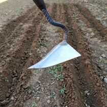 Agricultural ditch triangular hoe ditching ridge god artifact human pointed hoe planting vegetables hand-pulled plow fertilizer applicator sharp-mouthed hoe