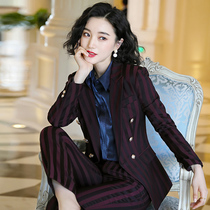 High-end suit suit womens professional attire goddess fan manager overalls celebrity dress fashion new autumn and winter