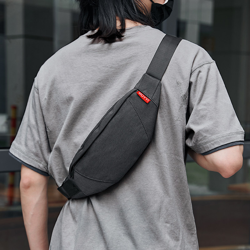 Summer Fashion Ins Chest Bag Men's Mobile Phone Slanted Satchel Casual Sports Bag Mini Waterproof Pocket Small Satchel Bag