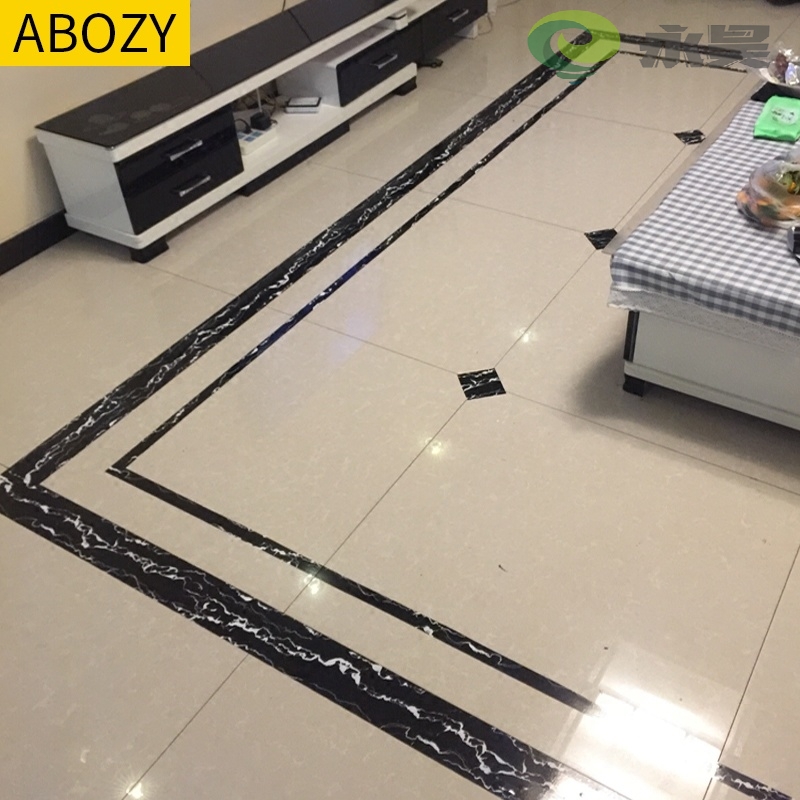 A Boundary between the ground tile decorative stickers beauty seam an agent ceramic tile floor tile special stickers border corridor decorates to living room