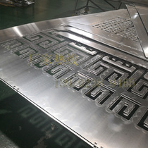 Circular pattern engraving Hollow engraved aluminum veneer bending engraved aluminum plate fluorocarbon paint punching curtain wall facade aluminum plate