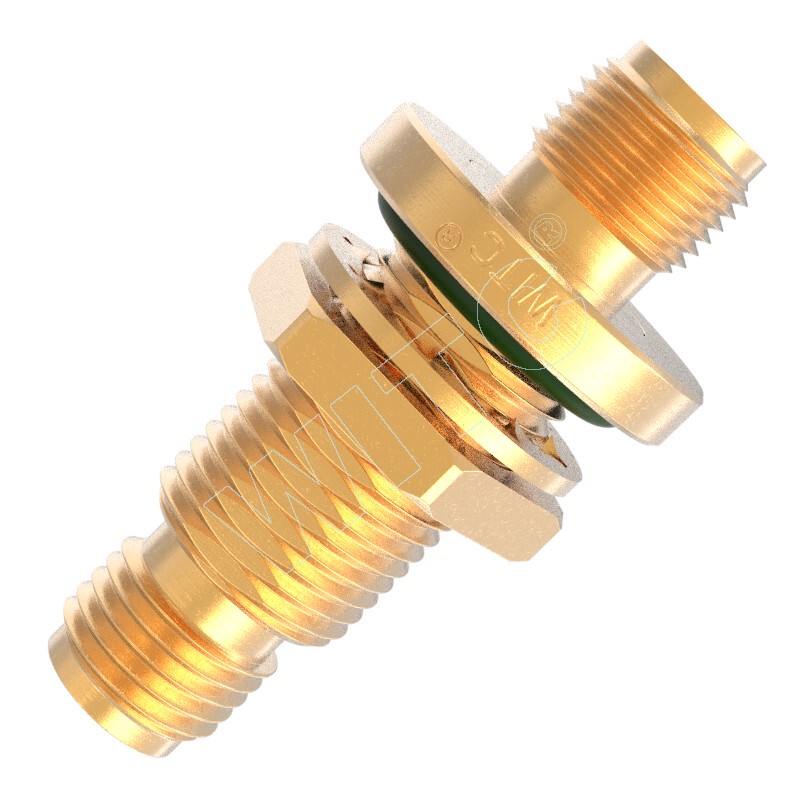 Air Density Adapter Sma-Kyk Connector Sma Female to Female through Wall Flange High Frequency Vacuum Witc4141-13