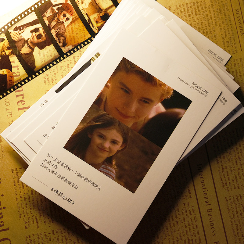 Mother's Day oil painting postcard movie station words record heartbeat postcard inspirational love decoration gift