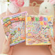 微缩场景合集本立体造景贴纸超大号趣味解压3D立体贴纸书套装礼盒手工diy手帐装饰素材贴画女孩儿童益智玩具