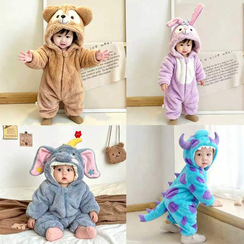 Baby Jumpsuit Autumn and Winter Clothes Autumn Outfit Monster Funny Autumn and Winter Outdoor Clothes Baby Newborn Winter Clothes Crawling Clothes Baby Jumpsuit Autumn and Winter Clothes Autumn Outfit Monster Funny Autumn and Winter Outdoor Clothes Baby Newborn Winter Clothes Crawling Clothes