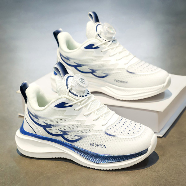 Official Brand Children's Badminton Shoes for Boys, New Autumn Model with Mesh Surface, Suitable for Older Children, Running Sports Shoes for Boys — 2